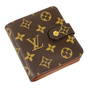 💕HP💕💯Authentic Louis Vuitton Monogram Compact Zip Bifold💕